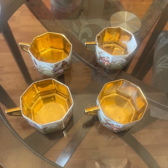 Collectors item. Antique Rosenthal porcelain tea cups - Picture 4 of 6